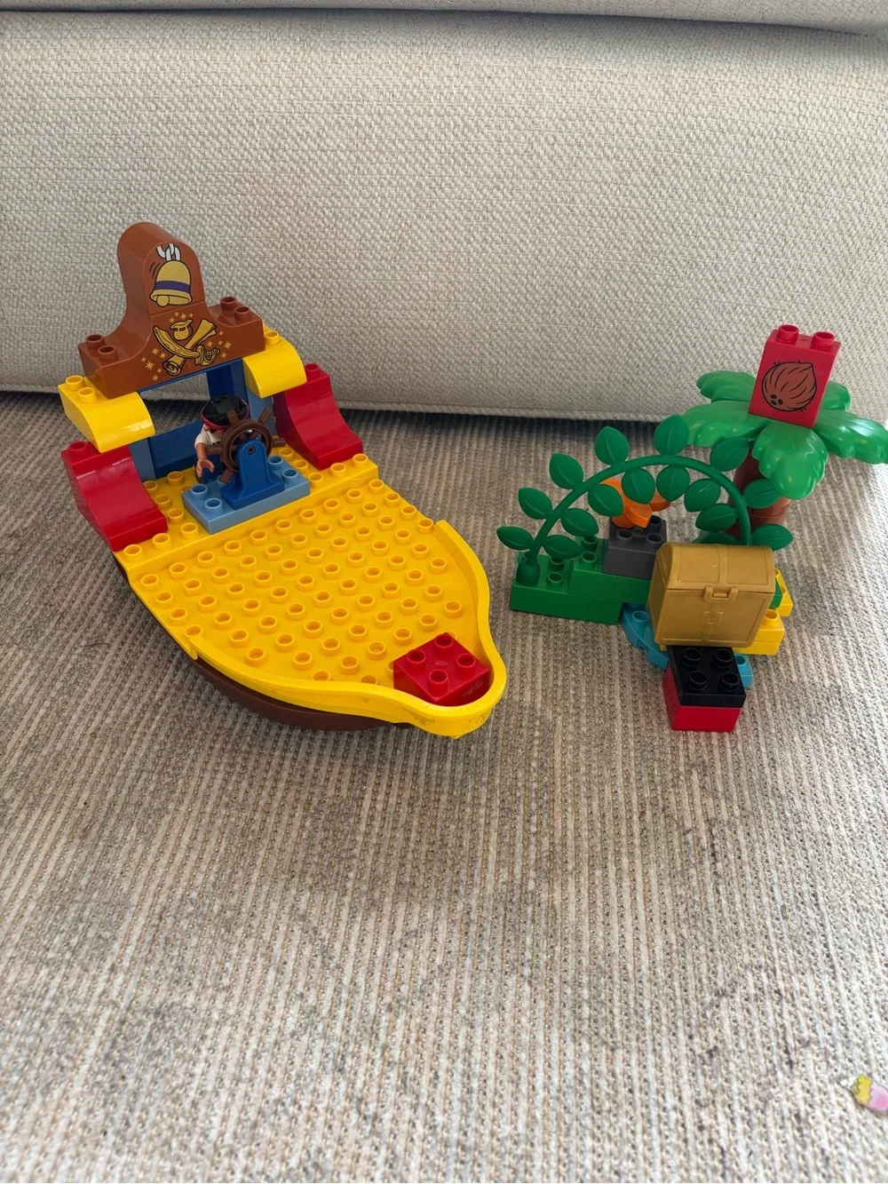 LEGO DUPLO Jake’s Pirate Ship Boat building block toy